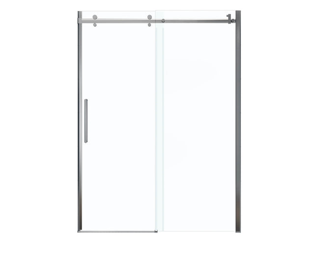 MAAX Halo 56 ½-59 x 78 ¾ in. 8mm Sliding Shower Door for Alcove Installation with Clear glass in Chrome Maax