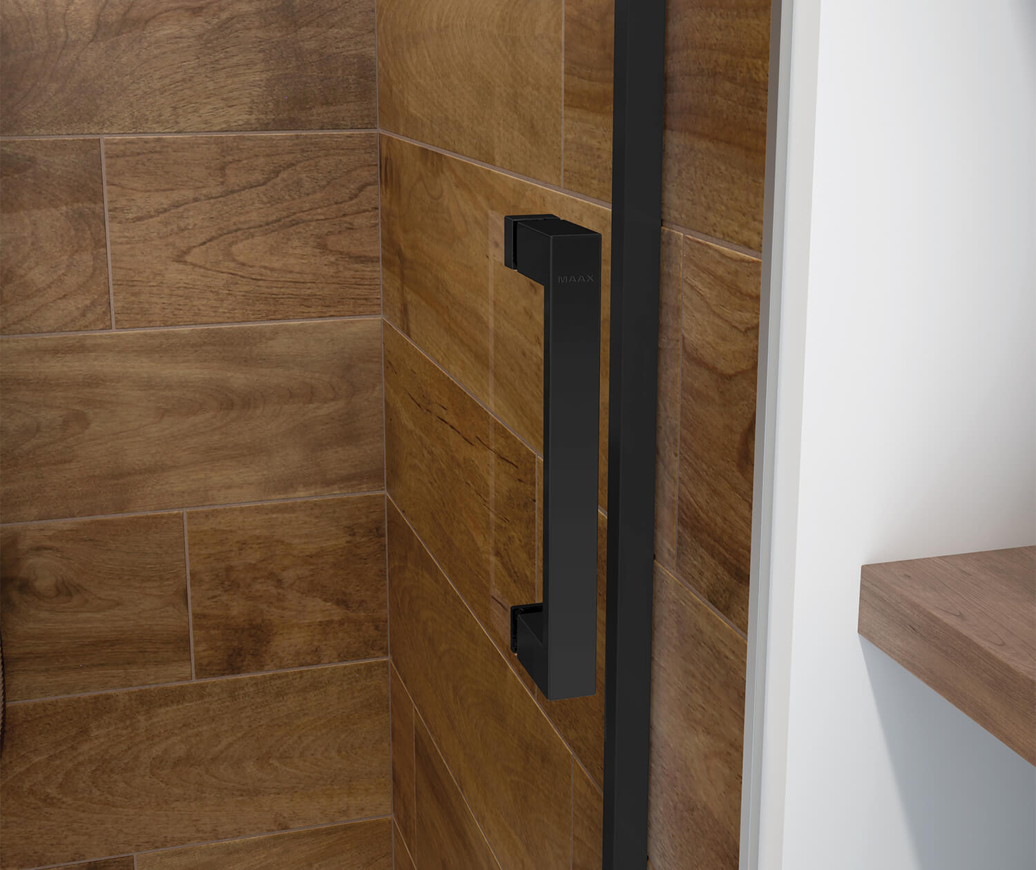 Incognito 70 56-59 x 70 ½ in. 6 mm Bypass Shower Door for Alcove Installation with Clear glass in Matte Black - Plumbing Market