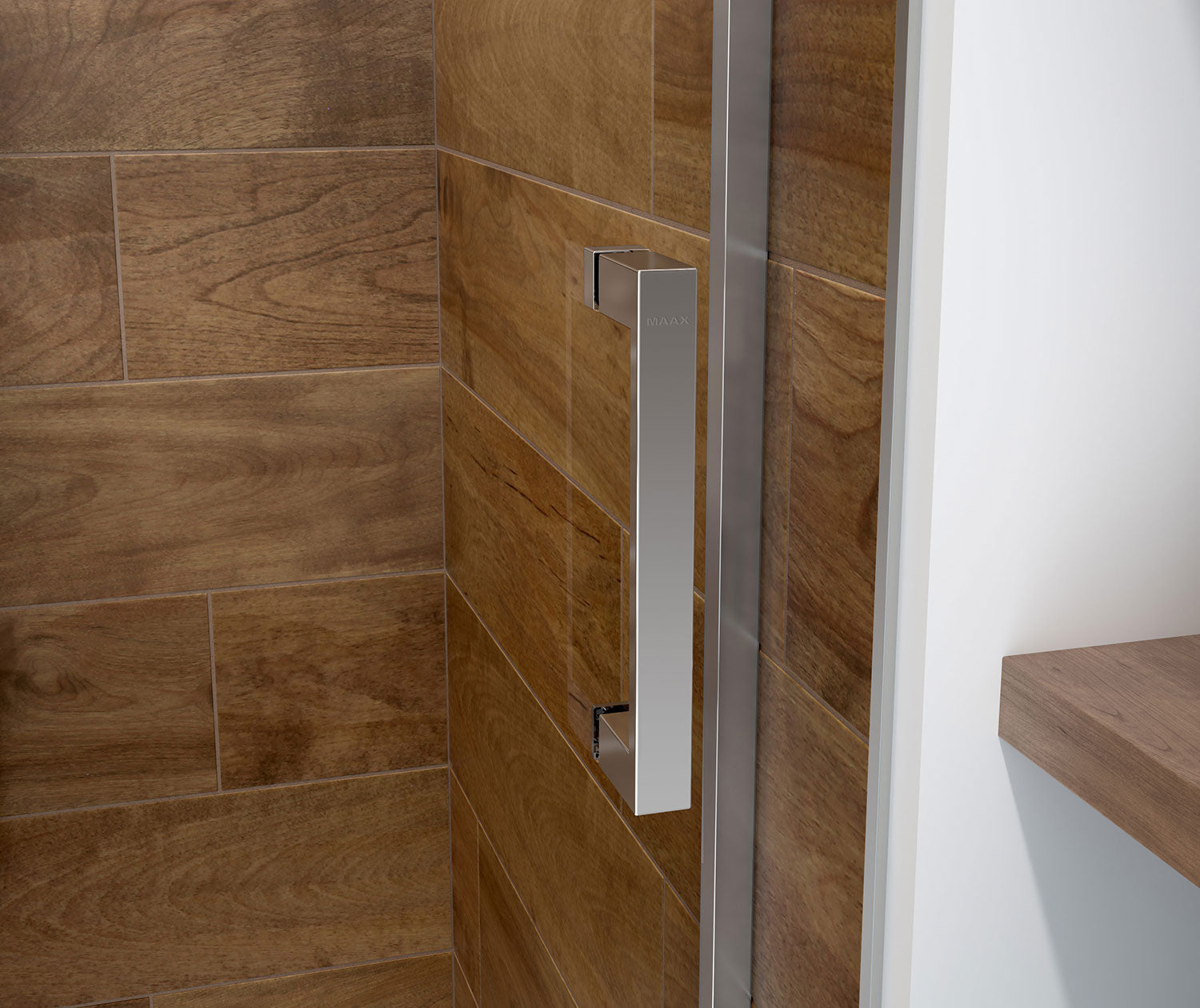 Incognito 57 56-59 x 56 ¾ in. 6 mm Bypass Tub Door for Alcove Installation with Clear glass in Chrome - Plumbing Market