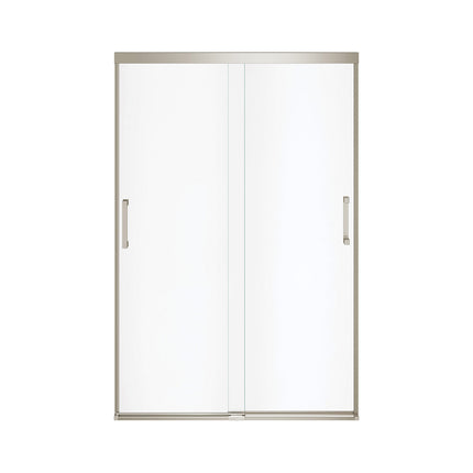 Incognito 70 44-47 x 70 ½ in. 8 mm Bypass Shower Door for Alcove Installation with Clear glass in Brushed Nickel - Plumbing Market