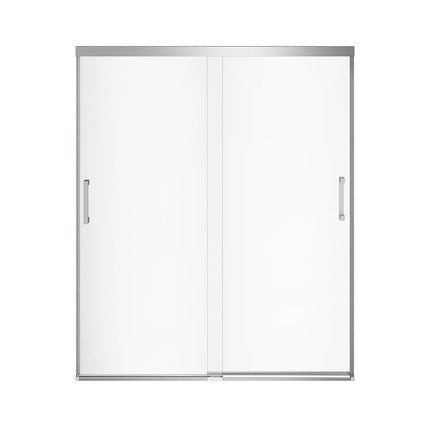Incognito 70 56-59 x 70 ½ in. 8 mm Bypass Shower Door for Alcove Installation with Clear glass in Chrome - Plumbing Market