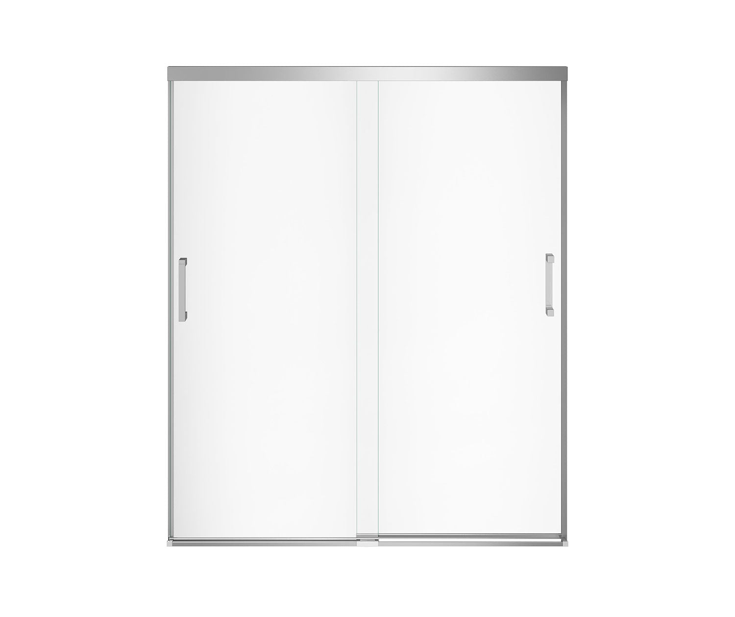 Incognito 70 56-59 x 70 ½ in. 8 mm Bypass Shower Door for Alcove Installation with Clear glass in Chrome - Plumbing Market