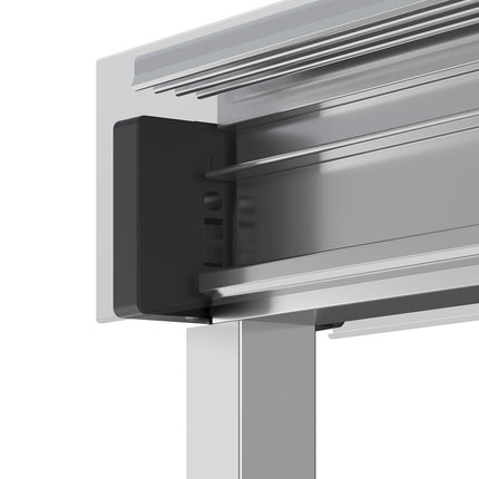 Incognito 57 56-59 x 56 ¾ in. 8mm Bypass Tub Door for Alcove Installation with Clear glass in Matte Black - Plumbing Market