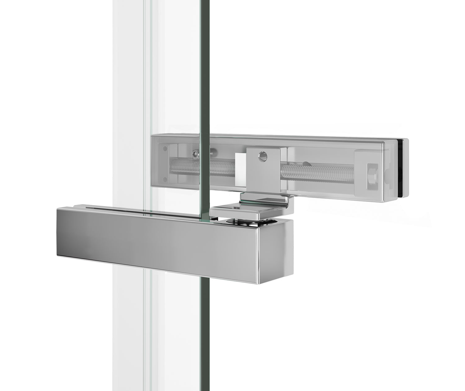 Reveal Sleek 71 56-59 x 71 1/2 in. 8mm Pivot Shower Door for Alcove Installation with Clear glass in Matte Black - Plumbing Market