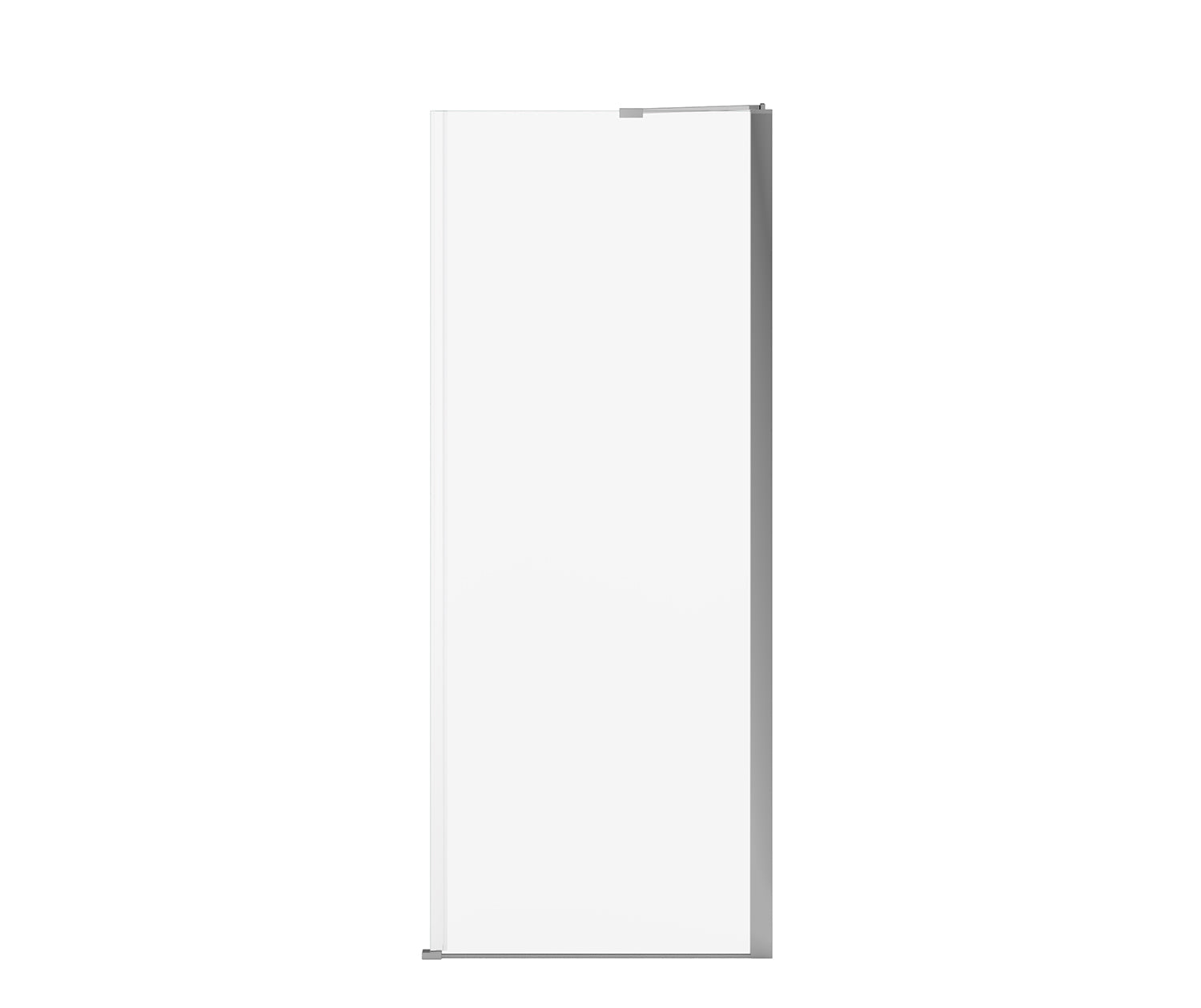 Reveal Sleek 71 Return Panel for 32 in. Base with Clear glass in Chrome - Plumbing Market