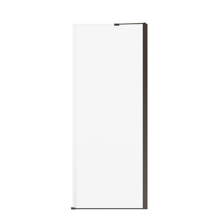 Reveal Sleek 71 Return Panel for 32 in. Base with Clear glass in Dark Bronze - Plumbing Market