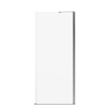 Reveal Sleek 71 Return Panel for 34 in. Base with Clear glass in Chrome - Plumbing Market