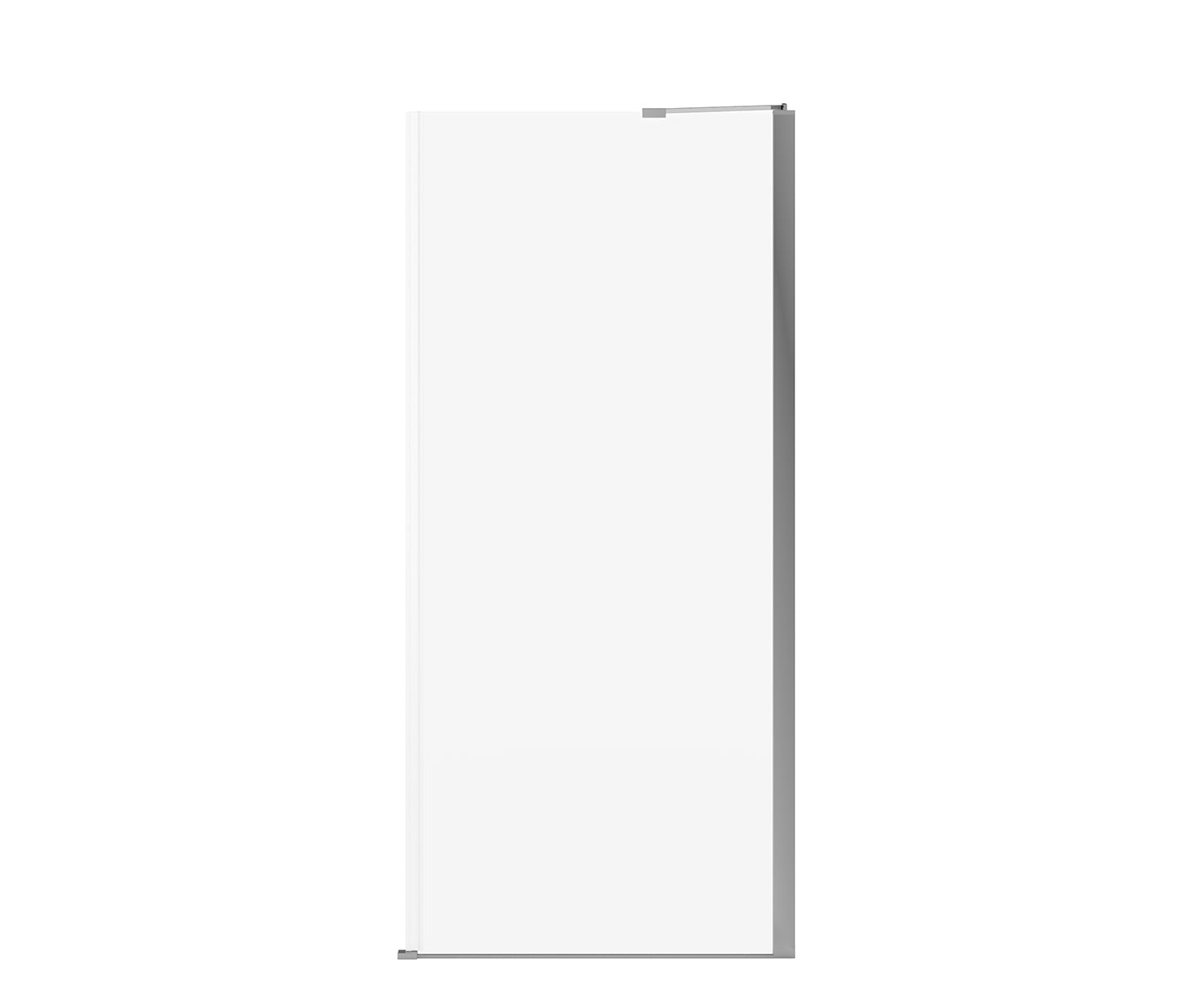 Reveal Sleek 71 Return Panel for 36 in. Base with Clear glass in Chrome - Plumbing Market