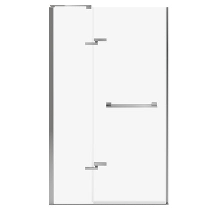 Capella 78 44-47 x 78 in. 8 mm Pivot Shower Door for Alcove Installation with GlassShield® glass in Chrome - Plumbing Market