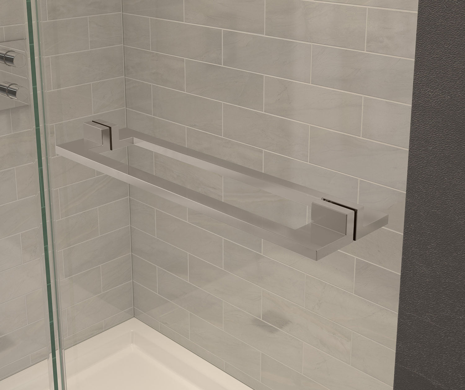 Capella 78 44-47 x 78 in. 8 mm Pivot Shower Door for Alcove Installation with GlassShield® glass in Brushed Nickel - Plumbing Market