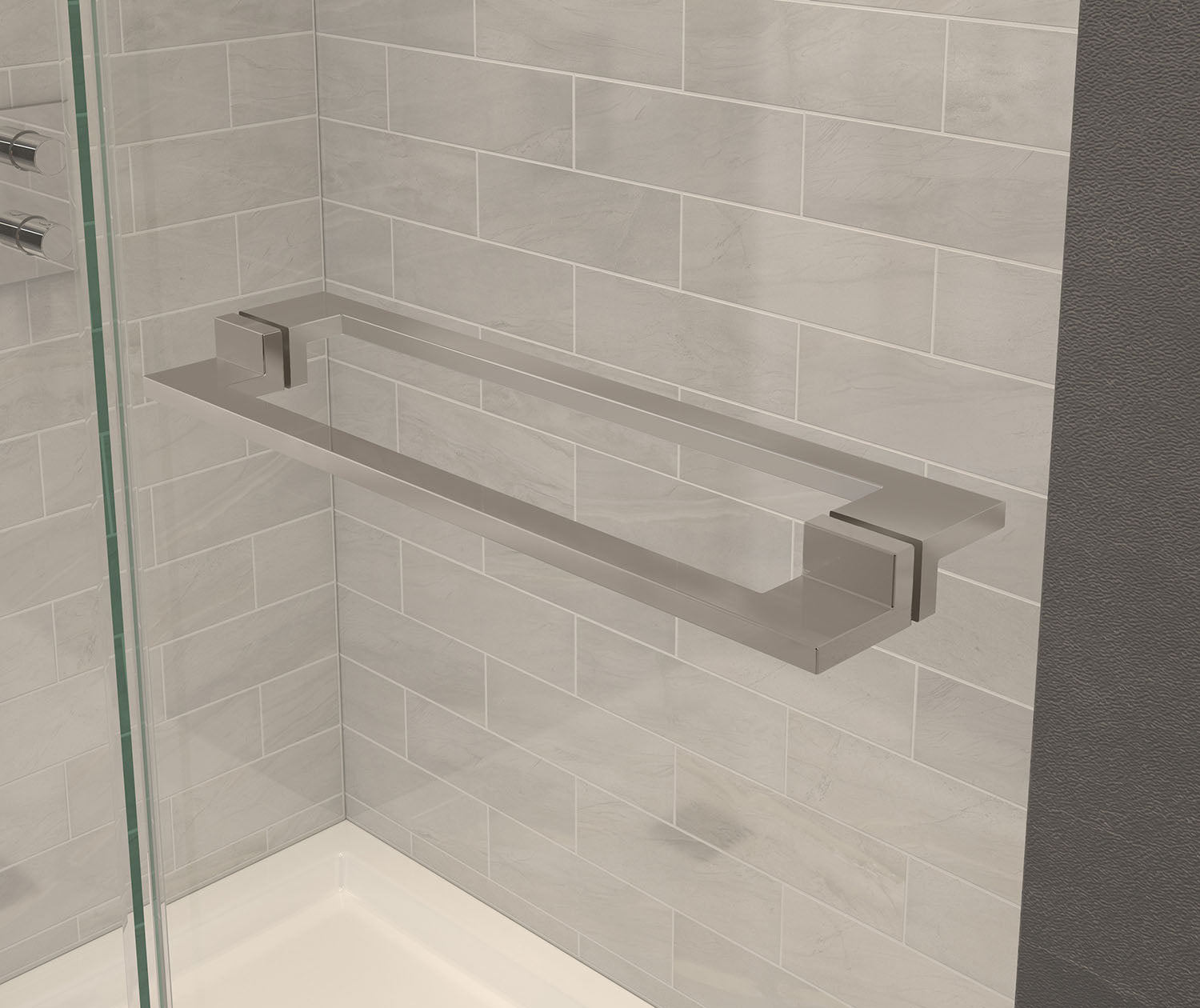 Capella 78 44-47 x 78 in. 8 mm Pivot Shower Door for Alcove Installation with GlassShield® glass in Brushed Nickel - Plumbing Market