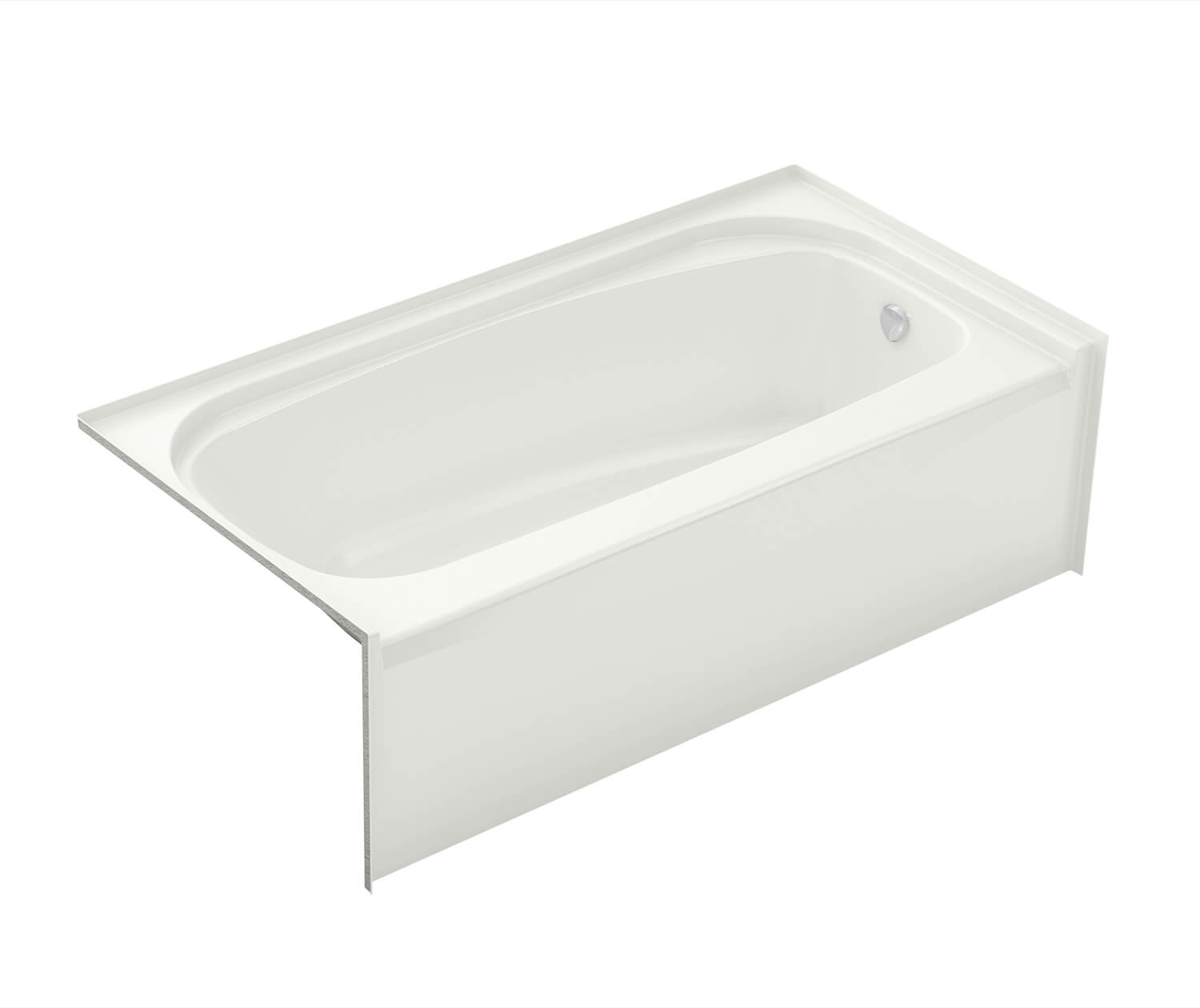 Essence TO-6030 AcrylX Alcove Left-Hand Drain Bathtub in White - Plumbing Market