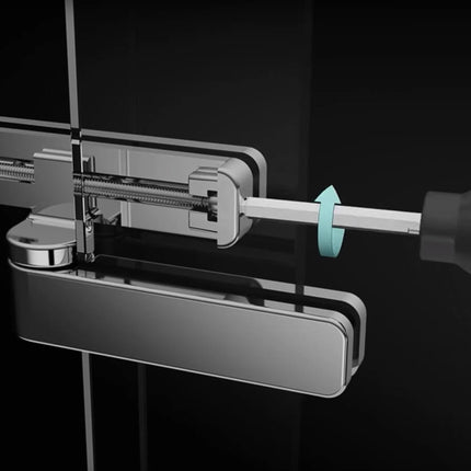 Reveal 71 44-47 x 71 ½ in. 8mm Pivot Shower Door for Alcove Installation with Clear glass in Chrome - Plumbing Market