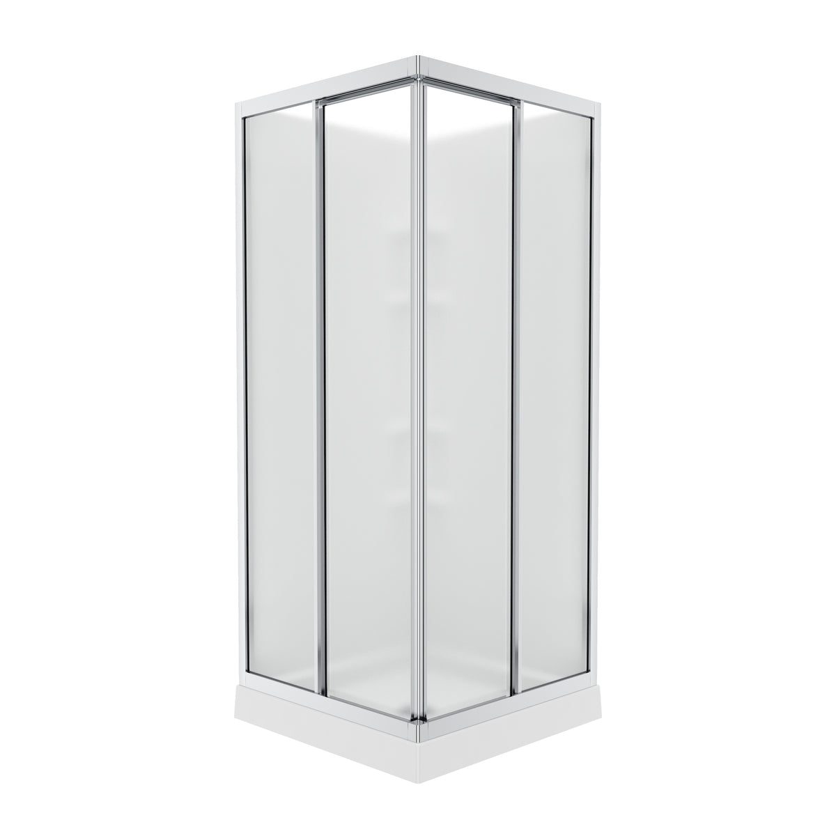 Maax 32 Mediterranean III 32 x 32 Polystyrene Center Drain Shower Kit in White - image 4