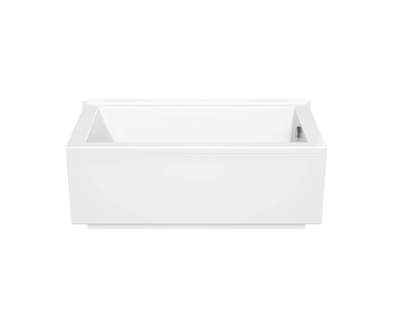 ModulR 6032 (Without Armrests) Acrylic Corner Left Left-Hand Drain Bathtub in White - Plumbing Market