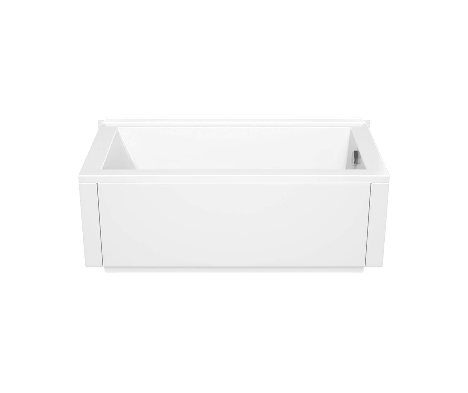 ModulR 6032 (Without Armrests) Acrylic Wall Mounted Left-Hand Drain Bathtub in White - Plumbing Market