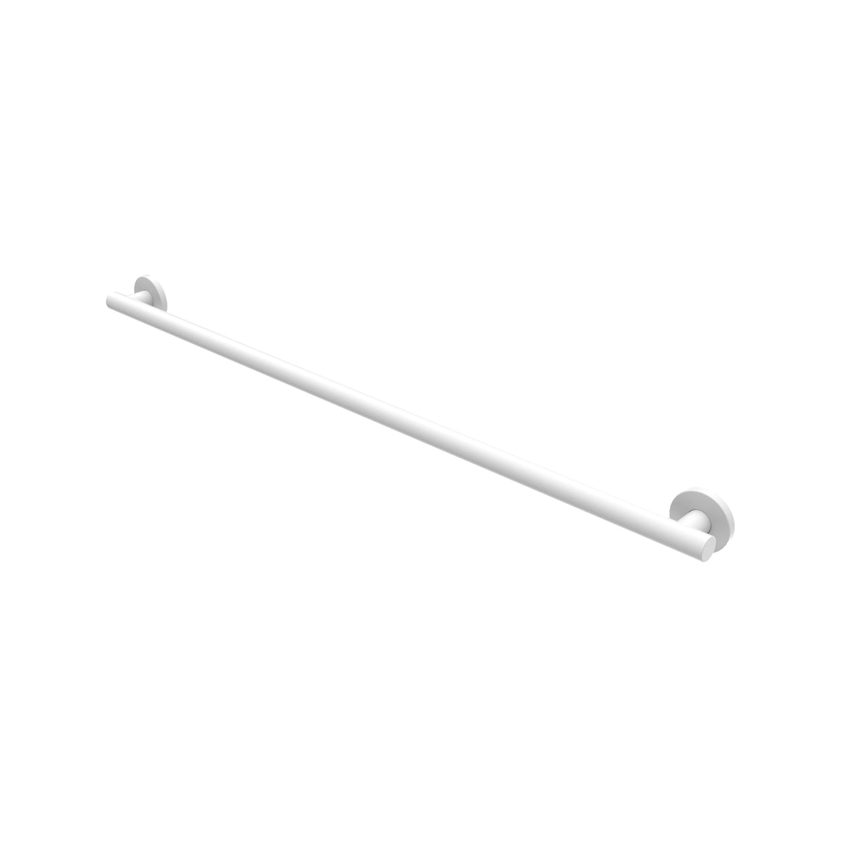 Maax 42 in Modern Straight Grab Bar with End Flange