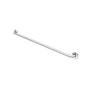 Maax 42 in Peened Grab Bar with Flange in Chrome