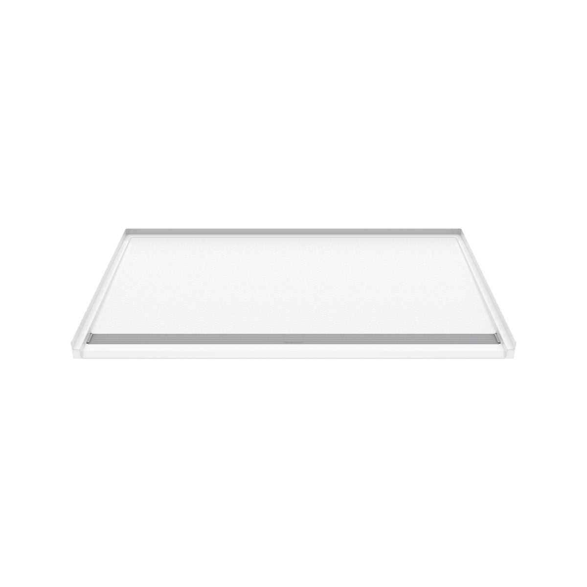 Maax Acolyte 6238 AcrylX Alcove Shower Base in White with ABS Linear Drain in White - image 2