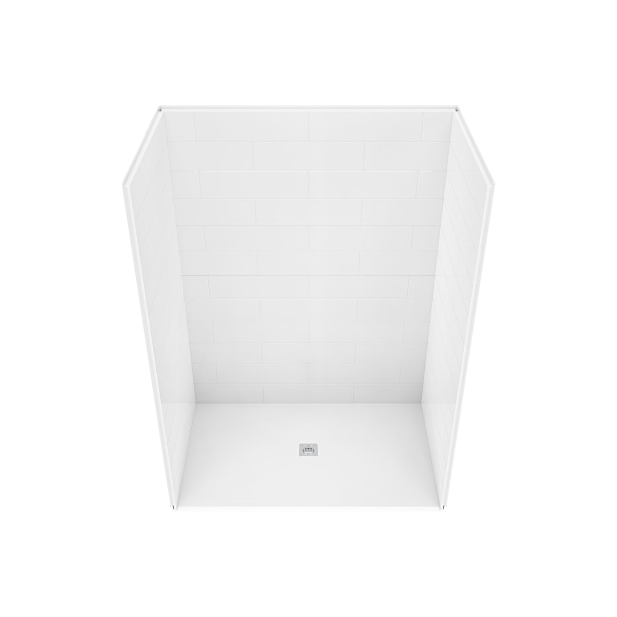 Maax Acolyte 6238 - NBC Alberta Compliant Alcove Five-Piece Shower with ABS Center Drain in Chrome and Left Soap Dish - image 4