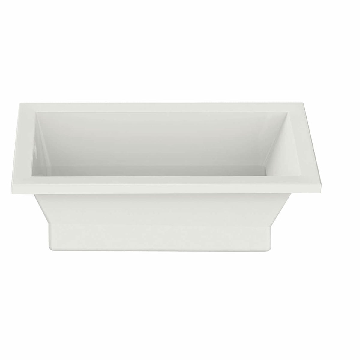 Maax Aiiki 6636 Acrylic Drop-in End Drain Bathtub in White - image 2