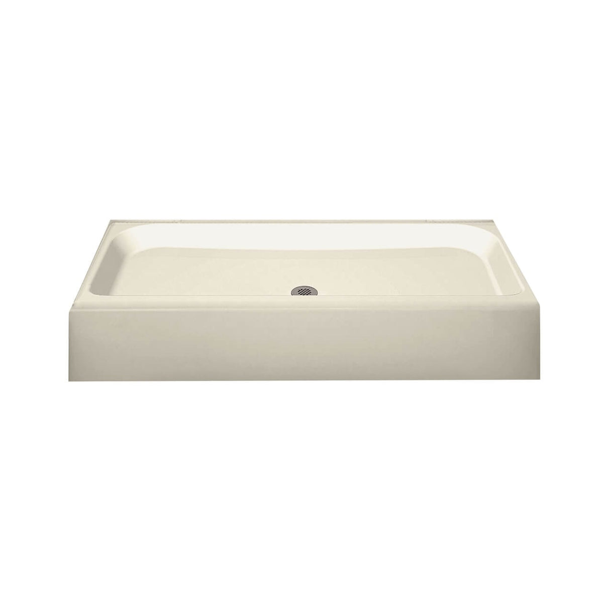 Maax Alaska Base 48 x 32 AcrylX Alcove Shower Base with Center Drain in White - image 5