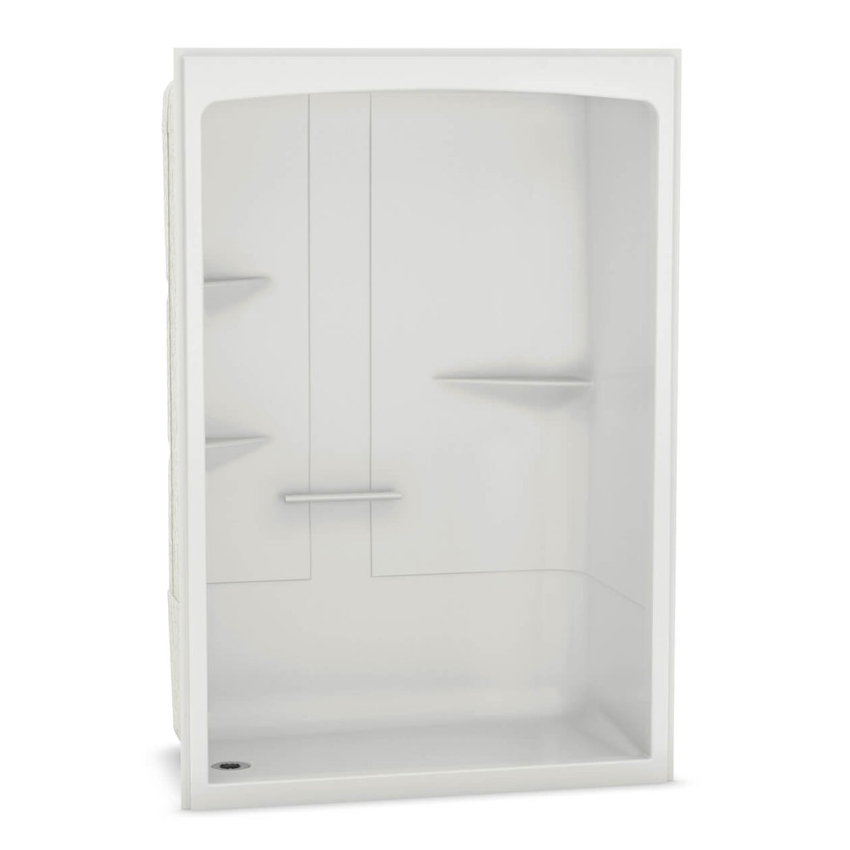 Maax Allia SHR-6034 Acrylic Alcove No Seat One-Piece Shower in White - image 3