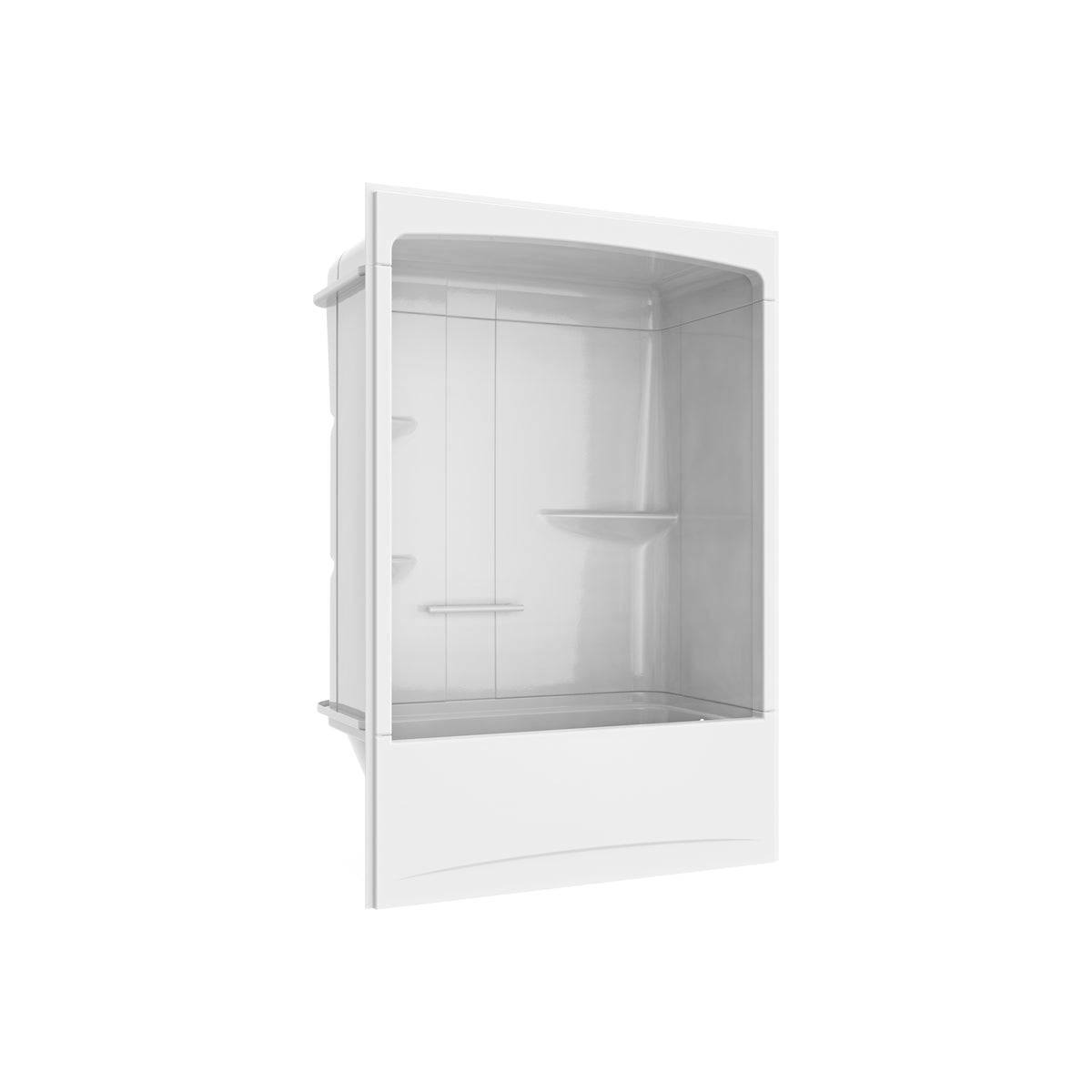 Maax Allia TSR-6032 Acrylic Alcove Three-Piece Tub Shower in White - image 9