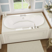 Maax Antigua 7242 Acrylic Drop-in Center Drain Bathtub in White