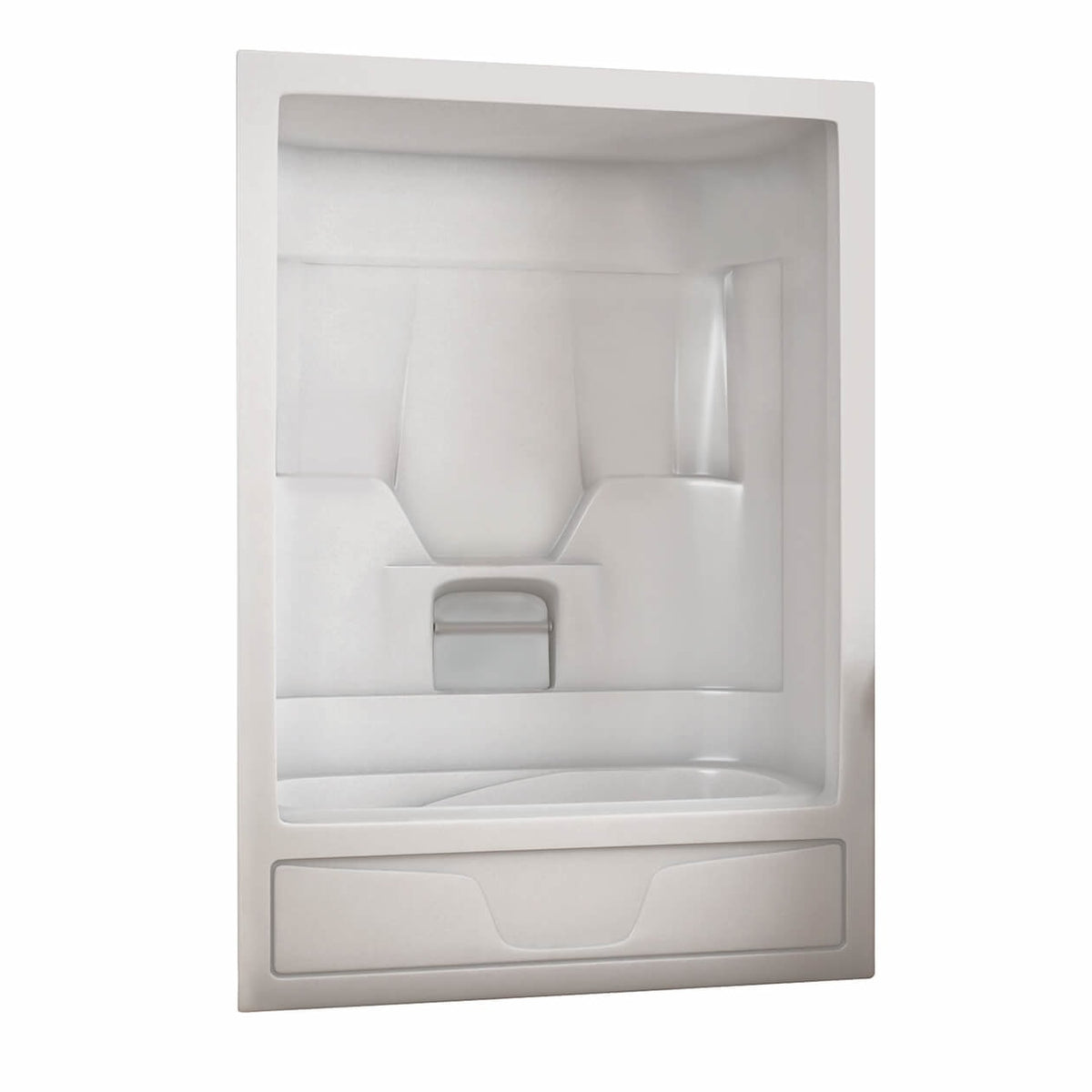 Maax Aspen 60 x 31 Acrylic Alcove One-Piece Tub Shower in White - image 3