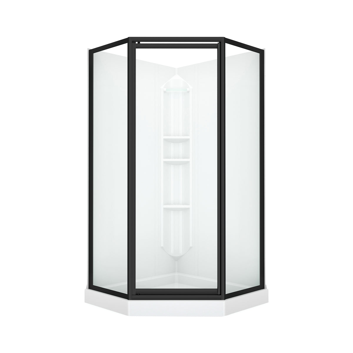 Maax Atlantic II 38 x 38 Polystyrene Center Drain Shower Kit in White - image 14