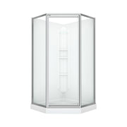 Maax Atlantic II 38 x 38 Polystyrene Center Drain Shower Kit in White - image 2