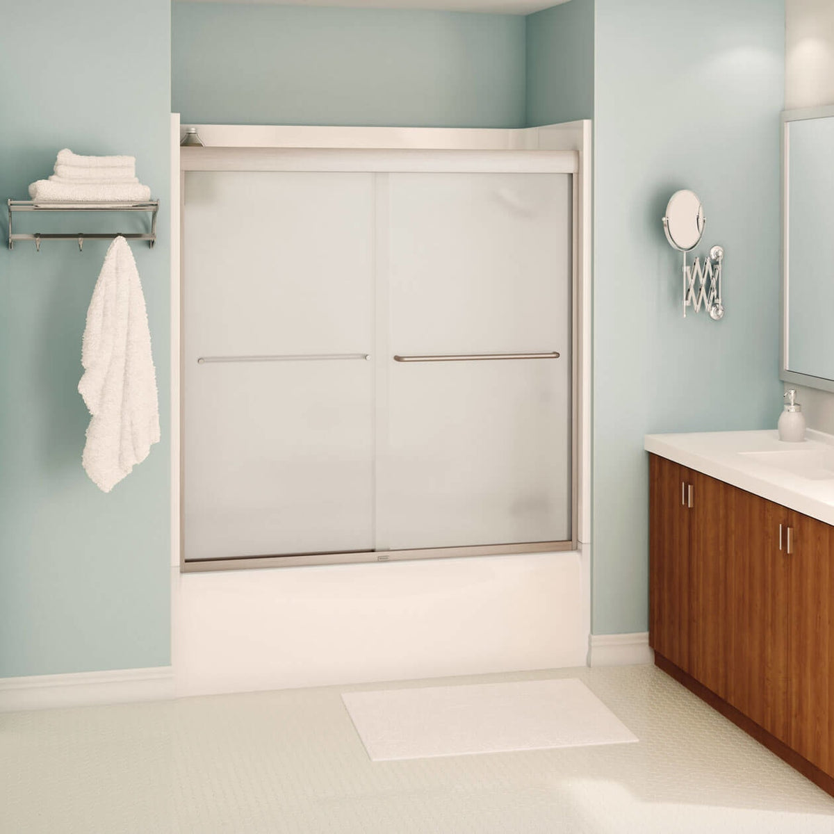 Maax Aura 55-59 x 57 in 6 mm Bypass Tub Door for Alcove Installation - image 33