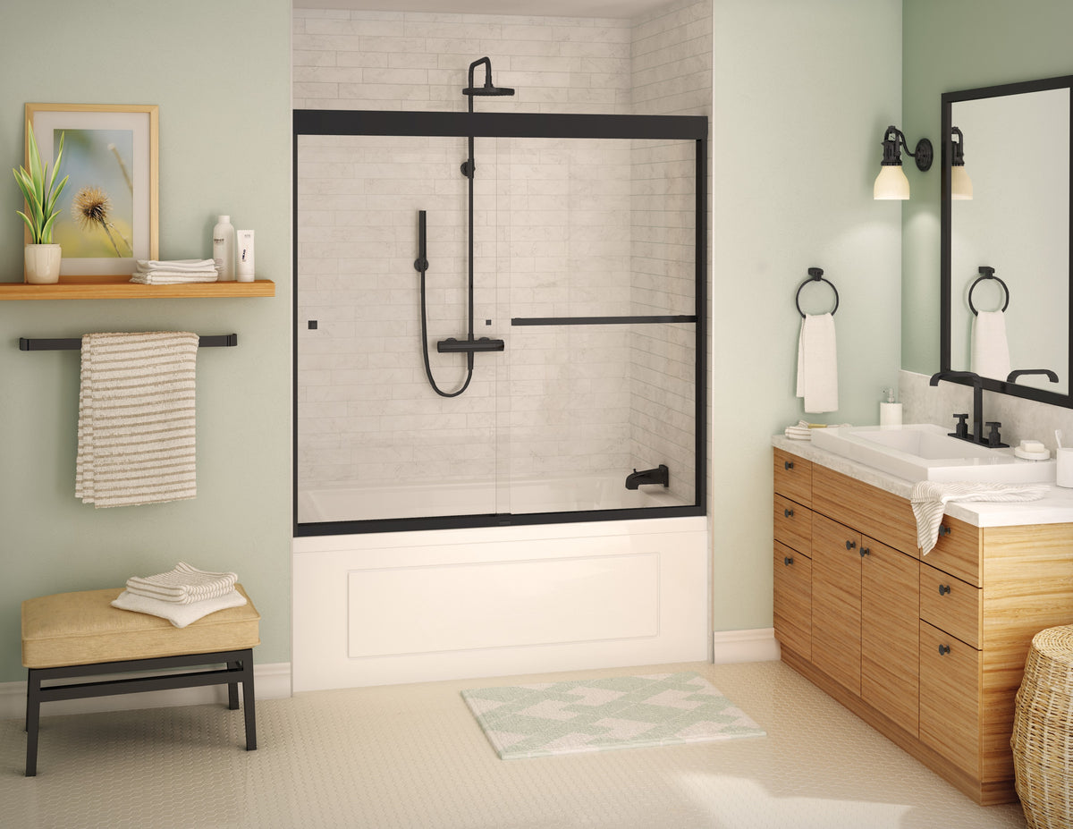 Maax Aura SC 55-59 in x 57 in 8 mm Bypass Tub Door for Alcove Installation - image 12