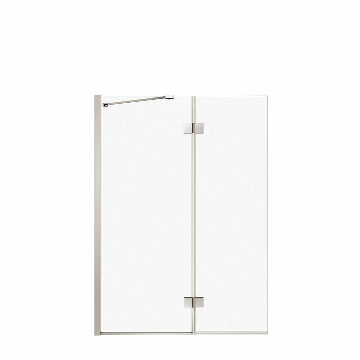 Maax Axial Duo 42 x 58 in 8 mm Pivot Tub Screen for Alcove Installation - image 4