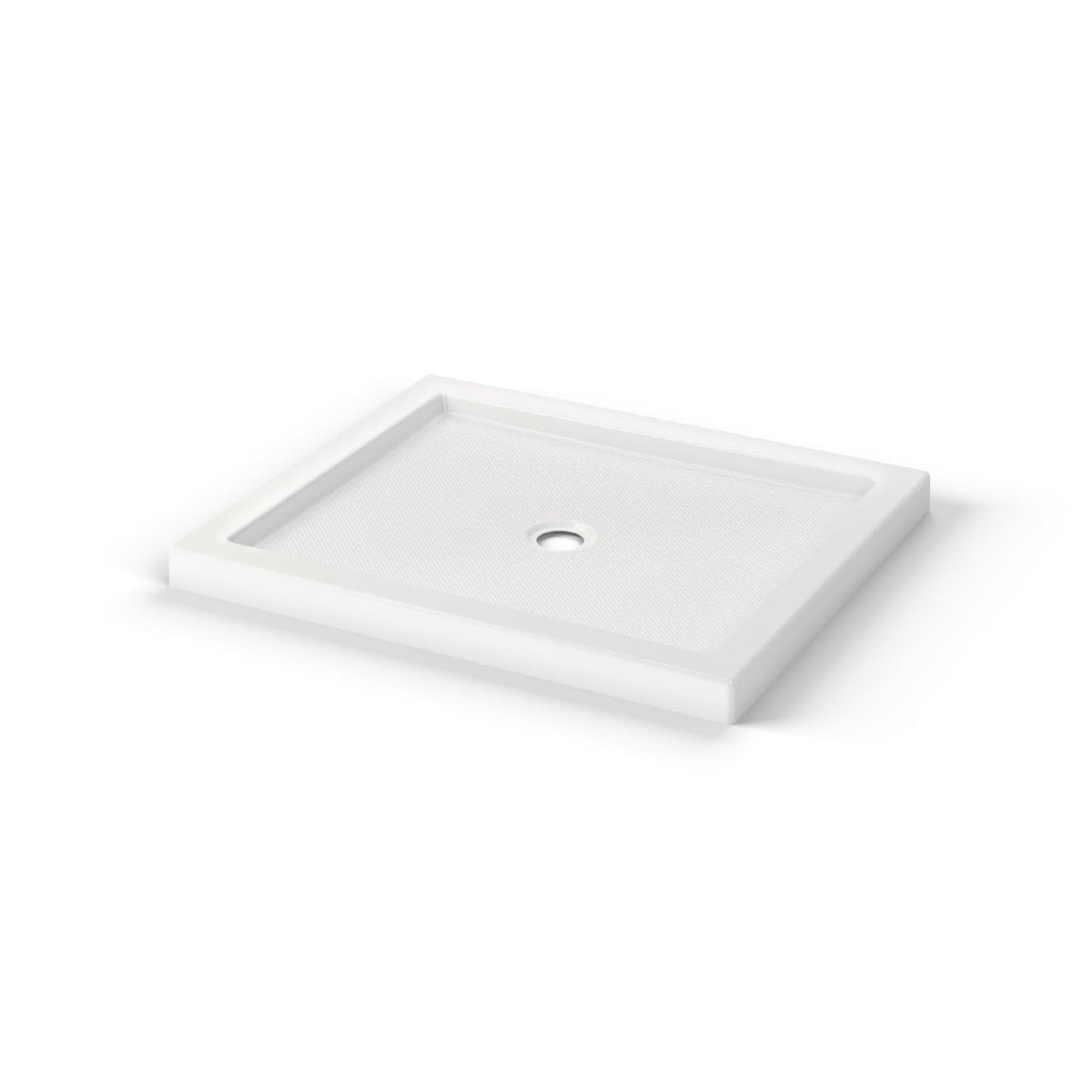 Maax B3Round 4834 Acrylic Shower Base in White with Center Drain - image 17