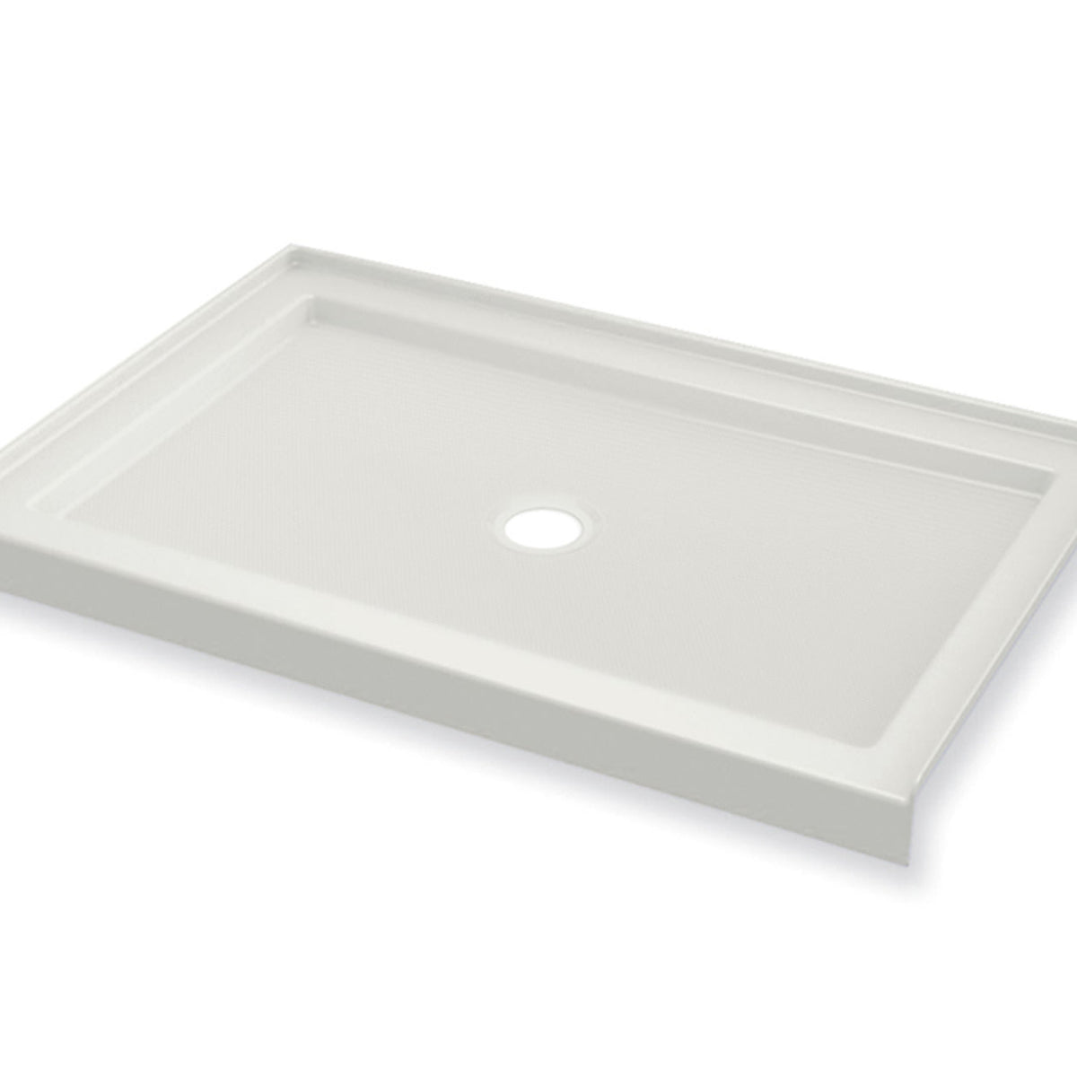 Maax B3Round 4836 Acrylic Shower Base in White with Center Drain - image 18