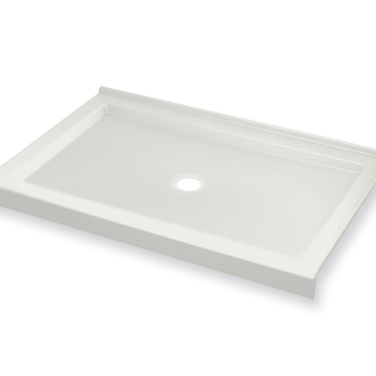 Maax B3Round 4836 Acrylic Shower Base in White with Center Drain - image 26