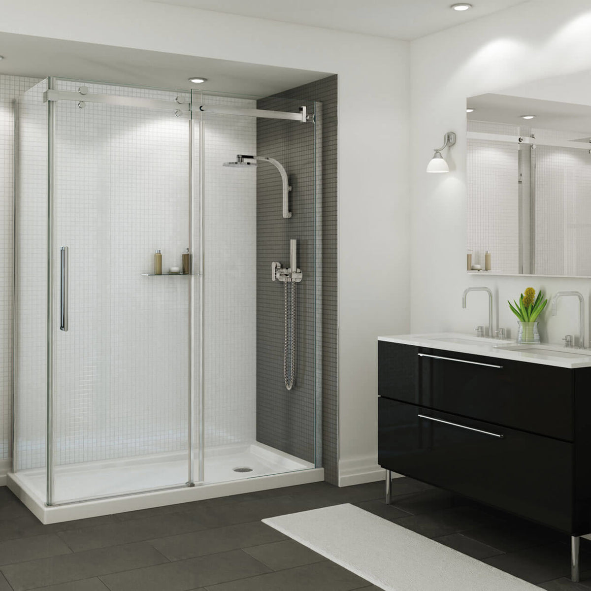 Maax B3Round 6036 Acrylic Shower Base in White - image 13
