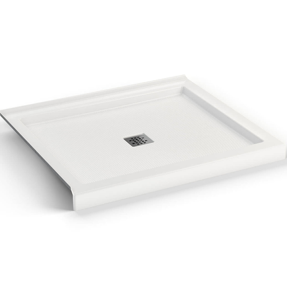 Maax B3Square 4236 Acrylic Shower Base in White with Center Drain - image 18