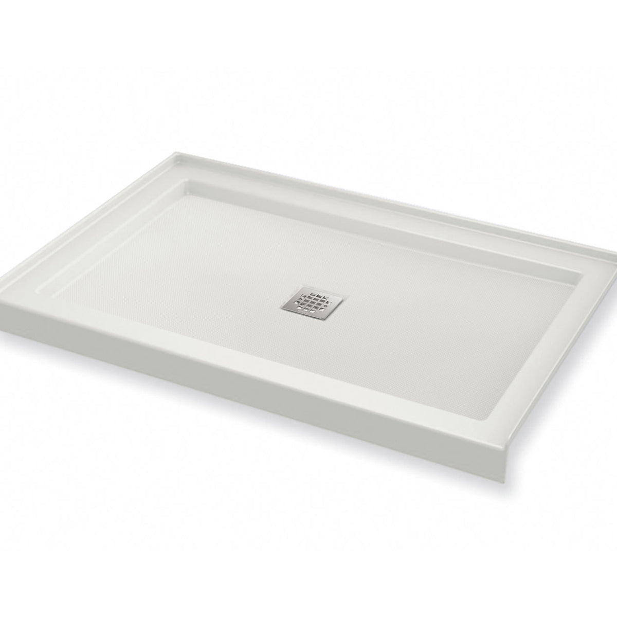 Maax B3Square 4836 Acrylic Shower Base in White with Center Drain - image 21