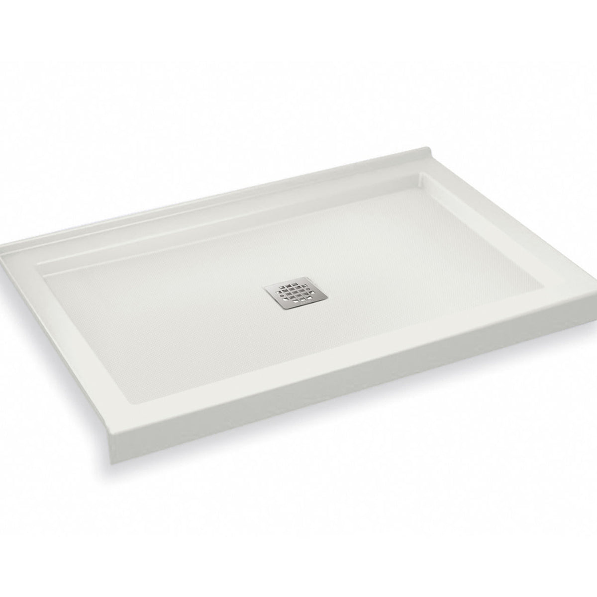 Maax B3Square 4836 Acrylic Shower Base in White with Center Drain - image 25
