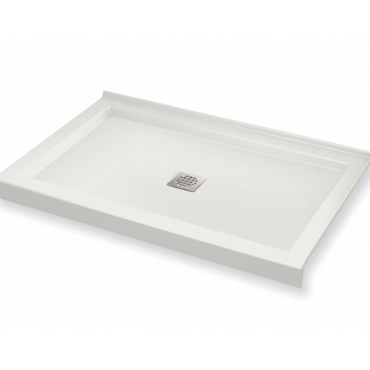 Maax B3Square 4836 Acrylic Shower Base in White with Center Drain - image 29