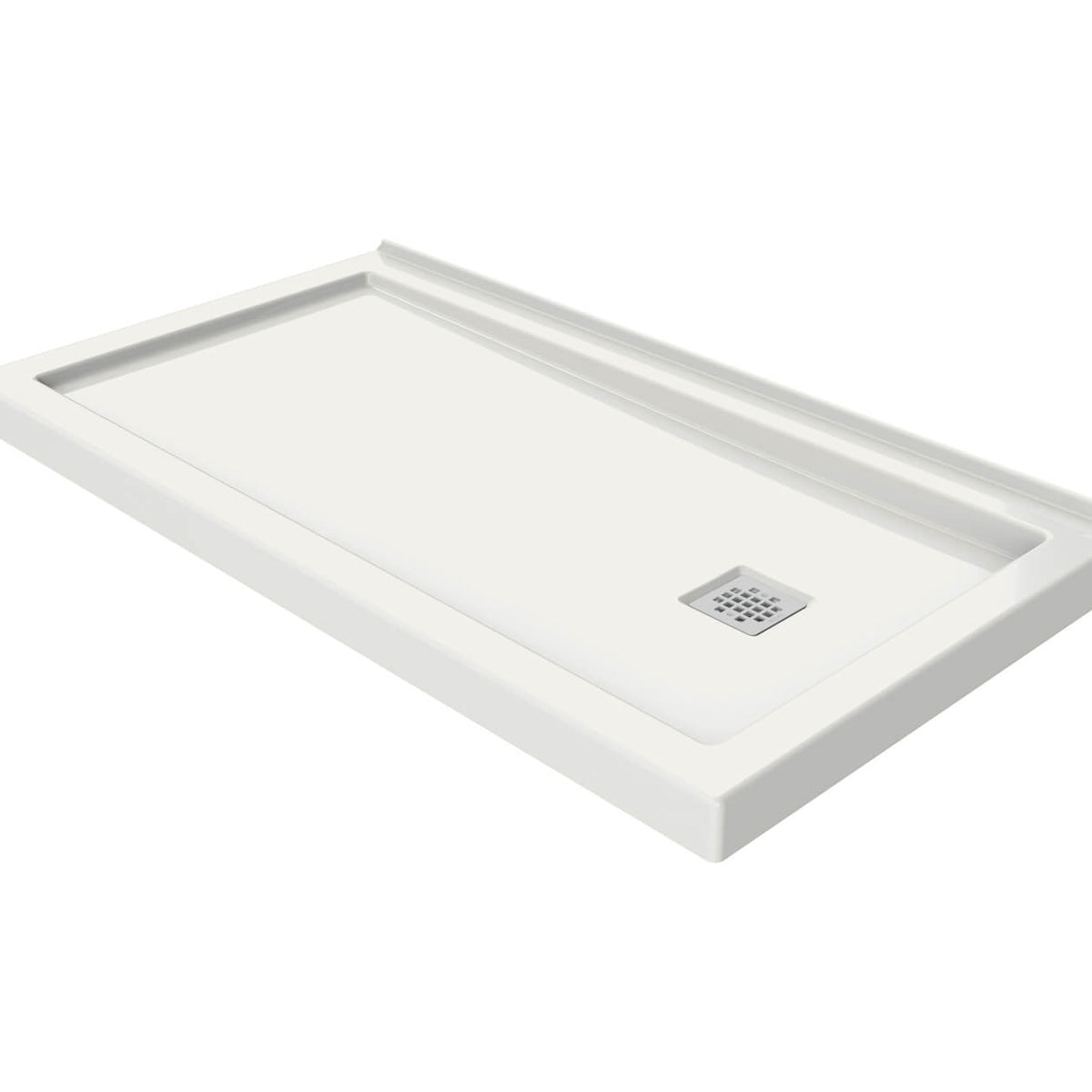 Maax B3Square 6030 Acrylic Shower Base in White - image 10