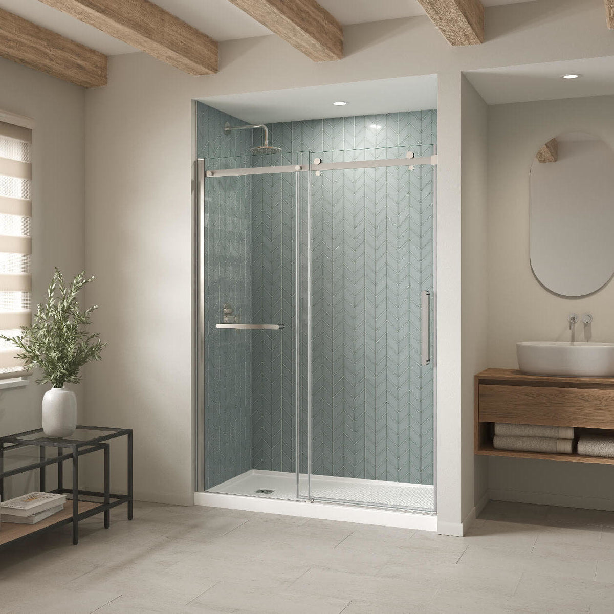 Maax B3Square 6030 Acrylic Shower Base in White - image 11