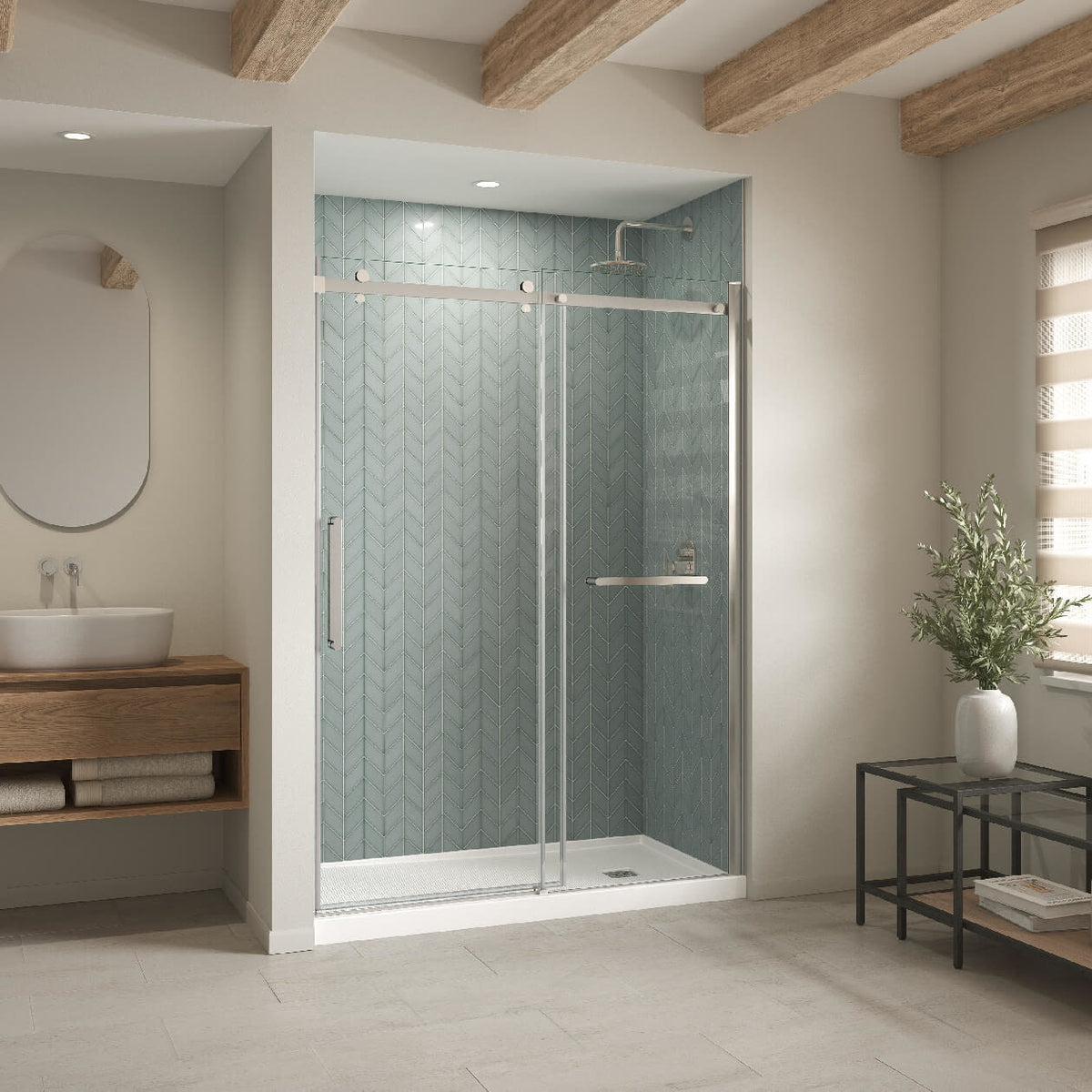 Maax B3Square 6030 Acrylic Shower Base in White - image 14