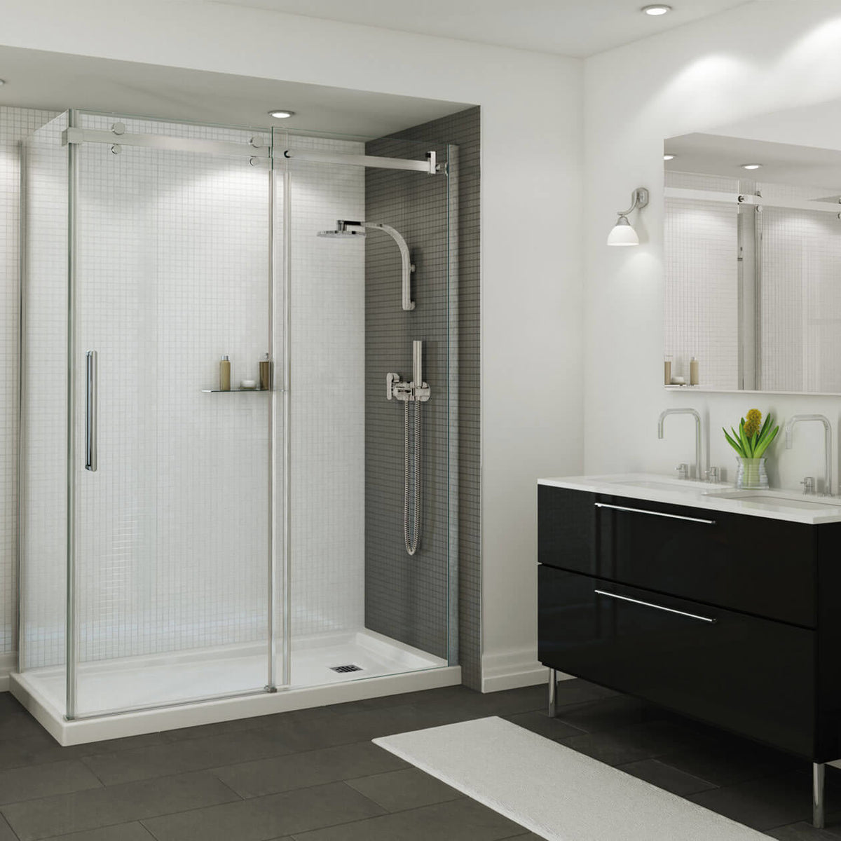 Maax B3Square 6032 Acrylic Shower Base in White - image 18