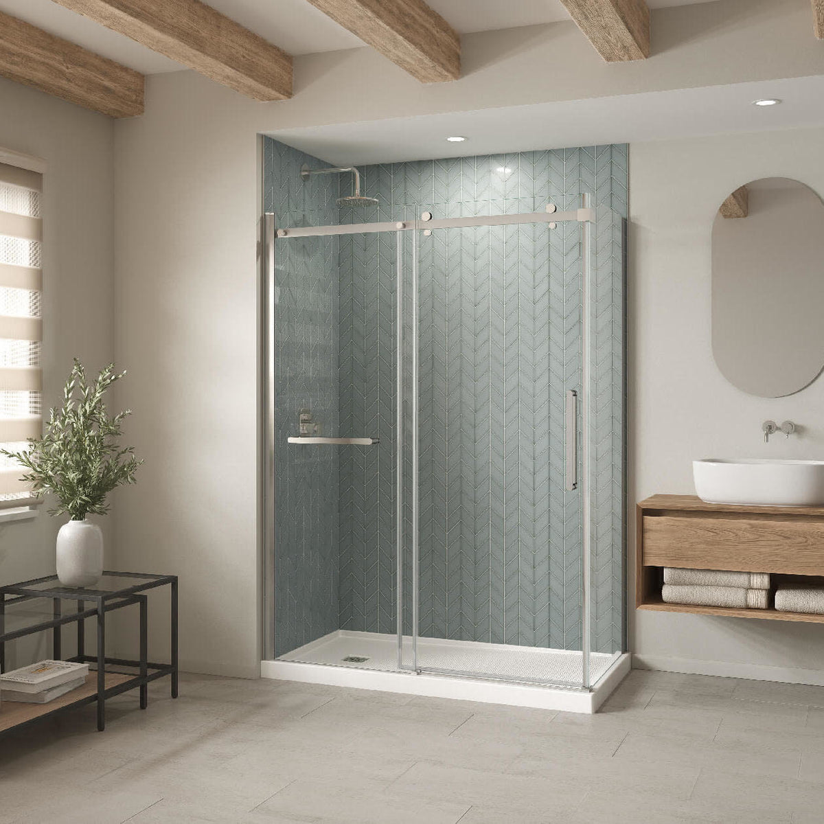 Maax B3Square 6034 Acrylic Shower Base in White - image 13