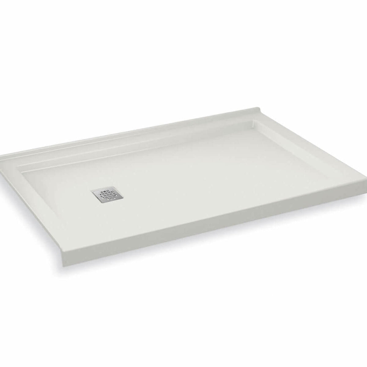 Maax B3Square 6036 Acrylic Shower Base in White - image 7