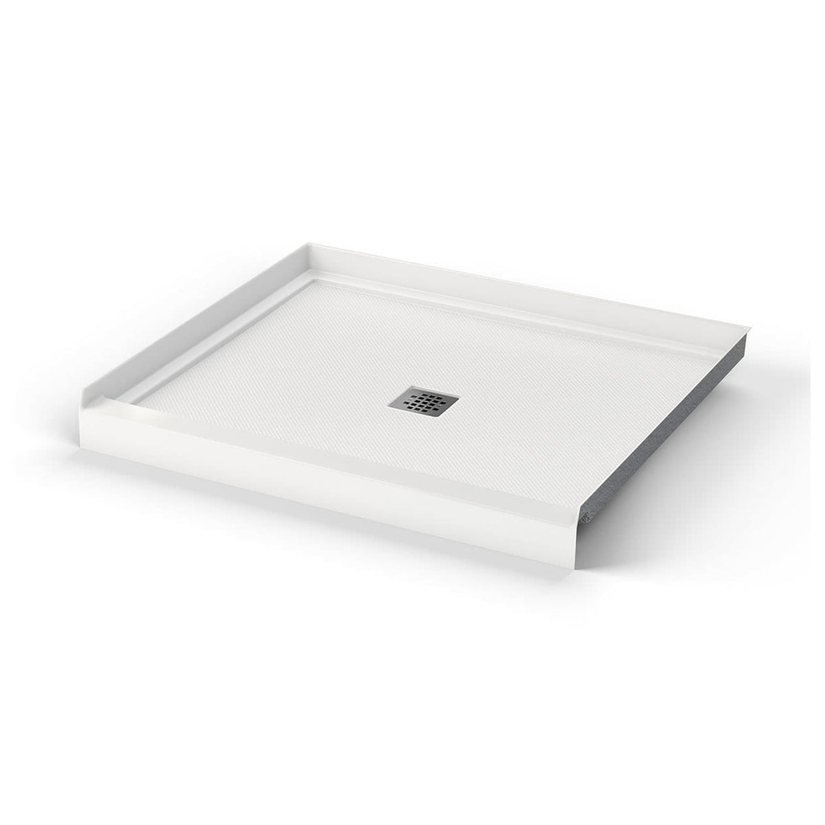 Maax B3X 4236 Acrylic Alcove Shower Base with Center Drain in White - image 8